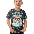 3D Eat Trash And Hail Satan Custom Kid Tshirt QT307143