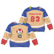 Personalized Custom Name And Number 3D Toad Sports Kid Sweatshirt QT307142