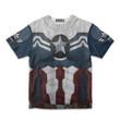 3D Sam Wilson Captain America Custom Cosplay Costum Kid Tshirt QT307019