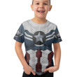 3D Sam Wilson Captain America Custom Cosplay Costum Kid Tshirt QT307019