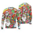 Hippie Santa Merry Christmas - Ugly Christmas Sweater QT308958