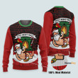 3D One Night Only Funny Santa - Christmas Gift For Adults - Ugly Christmas Sweater