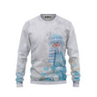 3D Blue Snowman - Christmas Gift For Adults - Ugly Christmas Sweater QT309099