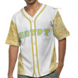 Homesizy Custom Name Egypt Pattern Personalized Baseball Jersey