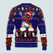 Deadpool Unicorn Blue - Christmas Gift For Adults - 3D Ugly Christmas Sweater