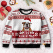 Merry Christmas Bulldog - Christmas Gift For Dog Lovers - Ugly Christmas Sweater