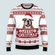 Merry Christmas Bulldog - Christmas Gift For Dog Lovers - Ugly Christmas Sweater