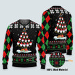 Golf Christmas Tree Snow - Christmas Gift For Adults - Ugly Christmas Sweater