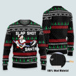 Slap Shot Santa Funny - Christmas Gift For Adults - Ugly Christmas Sweater