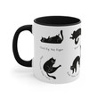 Funny Cat Coach Life Lessons from Cat Accent Ceramic Mug