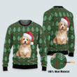 Photo Insert Funny Dog In Green - Personalized 3D Ugly Christmas Sweater QT309492