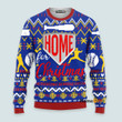 Home For Christmas Baseball Uniform - Christmas Gift For Baseball Lovers - 3D Ugly Christmas Sweater
