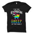 I'm The Rainbow Sheep LGBT Printed Tshirt