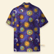 Homesizy Sun And Moon Hippie Hawaiian Shirt