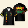 Homesizy 1865 Juneteenth Black Pride Hawaiian Shirt