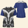 Valkyrie Black Armor Thor Love And Thunder Cosplay Costume - 3D Tshirt