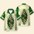 The Saint Patrick And Green Celtic Shamrock With Heart - Hawaiian Shirt