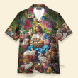 Easter Day Jesus With Rabbits And Bunnies - Hawaiian Shirt