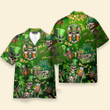 Skull Beer Happy St Patrick's Day - Hawaiian Shirt