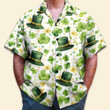 Irish Shamrock Hat St Patrick's Day - Hawaiian Shirt