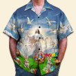 Happy Easter Jesus Is Risen - Hawaiian Shirt