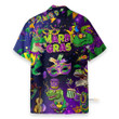Mardi Gras Dinosaur Clowns Aloha Happy - Hawaiian Shirt