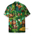 Leprechaun Drinking Beer St Patrick's Day - Hawaiian Shirt