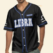 Homesizy Custom Name Libra Great Zodiac Personalized Baseball Jersey