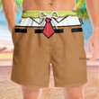Homesizy SpongeBob Funny Cosplay Costume Brown Funny Style  Beach Shorts