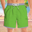 Homesizy Smash Ultimate Game Little Mac Green Cosplay Costume  Beach Shorts