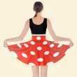 Homesizy Minnie Mouse Dapper Day Cosplay Costume  Skater Dress