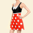Homesizy Minnie Mouse Dapper Day Cosplay Costume  Skater Dress
