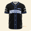 Homesizy Custom Name Aquarius Great Zodiac - Personalized Baseball Jersey