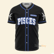 Homesizy Custom Name Pisces Great Zodiac - Personalized Baseball Jersey