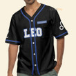 Homesizy Custom Name Leo Great Zodiac - Personalized Baseball Jersey