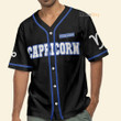 Homesizy Custom Name Capricorn Great Zodiac - Personalized Baseball Jersey