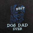 Personalized Best Dog Dad Ever Tote Bag with Dog Name Embroidered, Gift Idea for Dog Dad