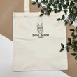Personalized Best German Shepherd Dog Mom Ever Embroidered Tote Bag, Custom Tote Bag with Dog Name, Gifts For German Shepherd Lovers