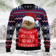 Phooto Inserted You Are So Ugly Christmas Blue Ugly Sweater