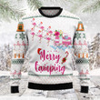 Merry Camping Flamingo Christmas Funny Ugly Sweater