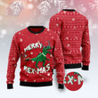Merry Rex-Mas Dinosaur Christmas Funny Ugly Sweater