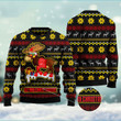 Moose Merry Christmoose Christmas Pattern Funny Ugly Sweater