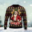 Ho Ho Hold My Beer Christmas Funny Ugly Sweater