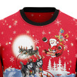 Siberian Husky Santa Claus Ugly Christmas Sweater