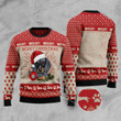 Woof Dachshund Dog Christmas Ugly Sweater