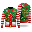 Funny Cardigan Style Ugly Christmas Sweater For Men And Women