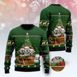 Siberian Husky Group Xmas Ugly Sweater For Men And Women