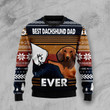 Best Dachshund Dad Ever Ugly Christmas Sweater