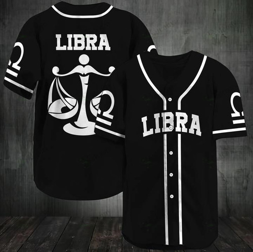 Baseball Tee Awesome zodiac - Libra Baseball Jersey 062