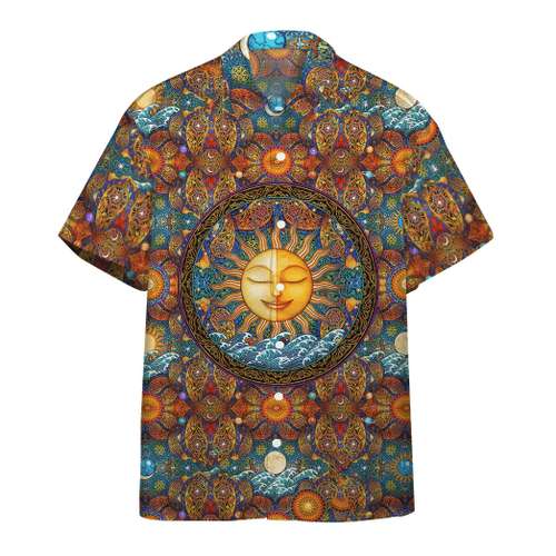 3D Sun Energy Hippie Thing Custom Short Sleeve Shirt Hawaiian Shirts